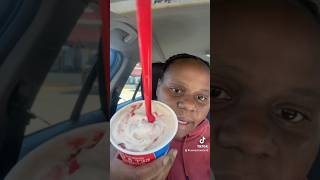 Trying out Dairy Queen’s new fall blizzards full video on my TikTok dairyqueen PART 2 [upl. by Felt743]