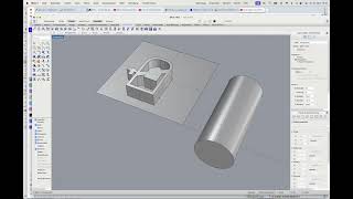 Rhino7 flache Form entlang einer gebogenen Oberfläche auflegen und in deren Normalen extrudieren la [upl. by Mastat]