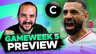 WILDCARD GW5 🤔  FPL GAMEWEEK 5 PREVIEW  Fantasy Premier League Tips 202425 [upl. by Yzzo]