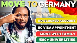 Move to Germany with NO BLOCKED ACCOUNT and NO VISA APPOINTMENT  Move with Family [upl. by Willem]