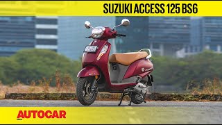 2020 Suzuki Access 125 BS6 Review  First Ride  Autocar India [upl. by Harbert]