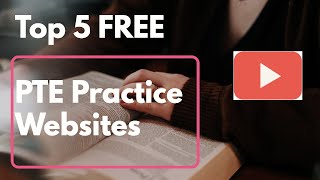 Free PTE Practice Resources  Top 5 sites [upl. by Lihp80]