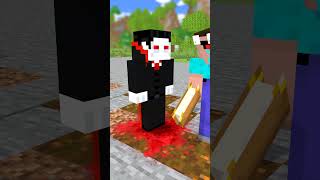 HELP Herobrine Impress Wednesday Addams minecraft minecraftanimation herobrine minecraftshorts [upl. by Wehtam]