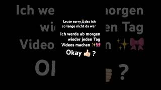 Schreibt mir in die Kommentare irgendwas Dass ich sehen kann dass ihr das Video gesehen habt ￼✨🎀￼ [upl. by Adlar687]