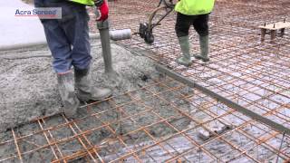 Concrete screed rail system  Acra Screed [upl. by Seilenna]