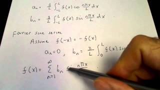 Fourier sine and cosine series [upl. by Haron]