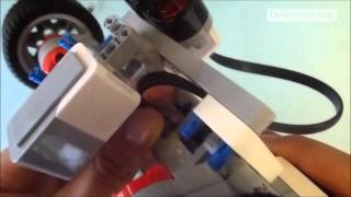 C115 Building Lego MindStorms EV3 SUMO robot Step 15 of 15 [upl. by Lemkul494]