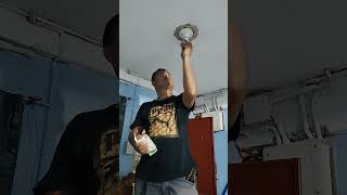 Fixing electrical wiring installation diywiringconnection [upl. by Casmey594]