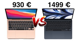 M1 vs M2 MacBook Air Eine leichte Entscheidung [upl. by Bartholemy306]