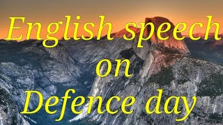 6 September defence day  English speech on defence day  Defence day defence day speech in English [upl. by Alat156]