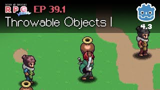 Throwable Objects Part I  E391  Make a 2D Action amp Adventure RPG in Godot 4 [upl. by Torrin77]