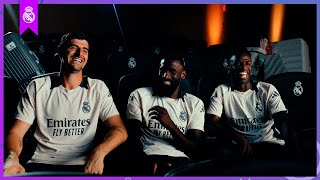 WHERE DO OUR PLAYERS WANT TO TRAVEL Vini Jr Courtois amp Rüdiger  Real Madrid [upl. by Eniaral]