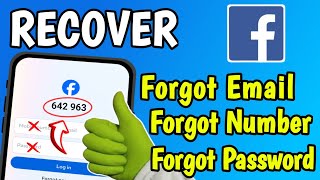 How To Recover Facebook Password Without Email and Phone Number  2024 [upl. by Ydnec851]