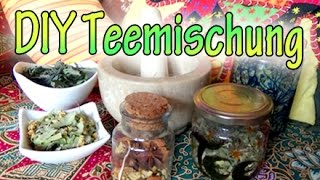 HERBST DIY Teemischung  Bratapfel  Erkältungstee  Morning Boost  Gewinnspiel [upl. by Lehteb]