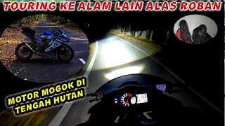 MELEWATI HUTAN PALING ANGKER ALAS PURWO😱ZX25R TIBAquot MATI DITENGAH HUTAN [upl. by Ayita]