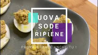 UOVA DI PASQUA FARCITE e RIPIENE  Il tuo aperitivoantipasto preferito FACILE E VELOCE [upl. by Haletta]