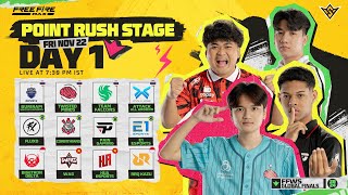 HI FFWS Global Finals 2024  Point Rush Stage Day 1 [upl. by Aubrette]