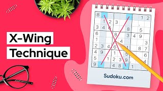 Хwing Sudoku technique  Short Guide [upl. by Ojiram]