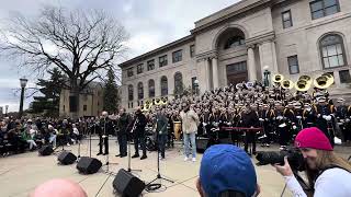 20241116 ND Marching Band Concert on the Steps 4 with the band Chicago [upl. by Ozen]