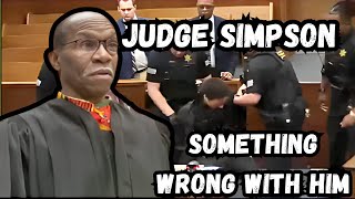 Judge Cedric Simpson Bond Violations and a Bit of Weirdness [upl. by Whit]