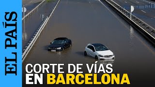 DANA EN BARCELONA  Todas las imágenes de las inundaciones en BARCELONA  EL PAÍS [upl. by Burl11]