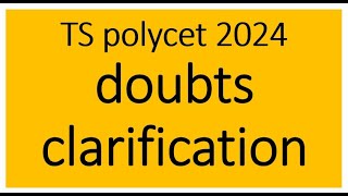 doubts clarification polycet web options 2024 telugu polycet web options 2024 ts [upl. by Selyn]