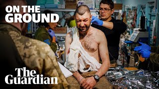 The Ukrainian medics saving lives in a makeshift hospital [upl. by Aihsenyt]