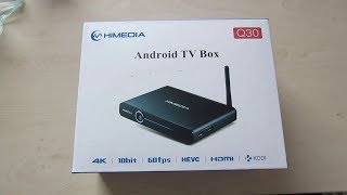 HIMEDIA Q30 Android TV Box Mediaplayer Review and Thoughts [upl. by Hehre]