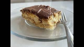 O Cake Easy dessert that that taste like a Boston EclairOurFamilysKitchen23 [upl. by Torray]