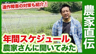 農家さんに「１年間栽培スケジュール」を聞いてみた！作付け計画で重要な輪作や連作障害の対策も紹介！【家庭菜園】【農家直伝】 [upl. by Ario]