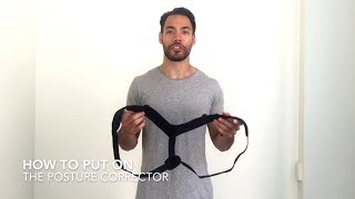 How to use the Posture Corrector Brace [upl. by Ynnavoeg594]