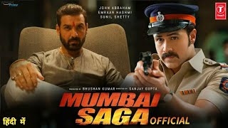 Mumbai Saga Teaser Release Date John Abraham Emraan Hashmi Suniel Shetty MumbaiSaga [upl. by Auqinehs]