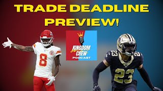 Marshon Lattimore rumors NFL trade deadline and MORE [upl. by Ayt]