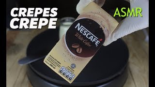 ASMR NESCAFE CREPES  How to Make Crepe With Nescafe  ASMR [upl. by Rotce681]