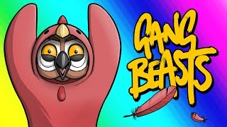 Gang Beasts Funny Moments  WAKE UP [upl. by Lagasse]