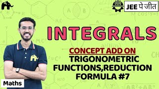 Integrals Class 12 Maths JEE  NCERT Chapter 7  Trigonometric functions Reduction Formula 7 [upl. by Britta]