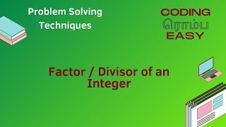 FactorsDivisors Algorithms  Smallest divisor Checking for Prime Perfect Number amp Prime factors [upl. by Doley]