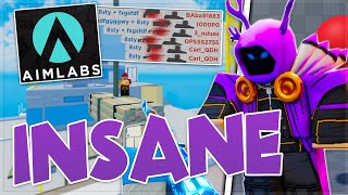 I AIM TRAINED then played Roblox Arsenal OP [upl. by Waynant]