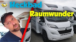 PILOTE P696D WOHNMOBIL  WAHNSINN dieser GRUNDRIß  Das HECKBAD ist ein TRAUM  ROOMTOUR [upl. by Franklyn]