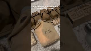 Original WW1 US Army Medic’s Model 1917 Belt and Contents trending ww1 militaria army usa [upl. by Seadon]