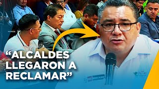 quotMe encantaría decir cosas positivas pero no puedoquot Alcaldes llaman la atención a Santiváñez [upl. by Borras]