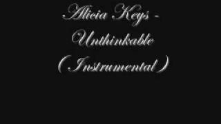 Alicia keys  unthinkable im ready official instrumental [upl. by Yenatirb]