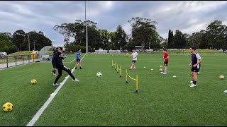 FULL GROUP TRAINING SESSION  Loads Of Football Training Ideas  Joner Football [upl. by Ereveneug]