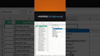 How to Capitalize First Letter of Each Word in Excel  Proper Function Excel  Capitalize Each Word [upl. by Nevur]