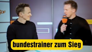 Deutsche Nationalmannschaft sieht gegen Frankreich Julian nagelsmann Interview  DFB [upl. by Yelir]