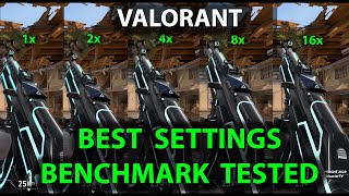 VALORANT BEST SETTINGS Benchmark [upl. by Comfort349]