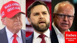 BREAKING NEWS Donald Trump Asked Point Blank About JD Vance VP Debate With Gov Tim Walz [upl. by Dever]