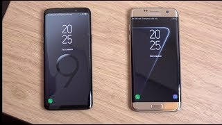 Samsung Galaxy S9 vs S7 Edge  Which is Fastest [upl. by Ardnuaed727]