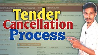 E Tender Cancellation Process  Corrigendum For Tender Cancel [upl. by Lorelei]