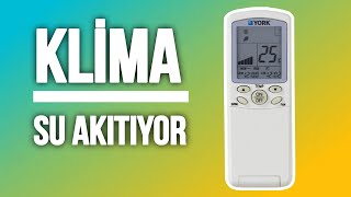 Klima İç Ünite Su Akıtıyor  Klima Neden Su Akıtır [upl. by Weatherby]